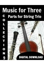Music for Three - Mexican Hat Dance from Collection No. 9 - Set of Parts for String Trio
